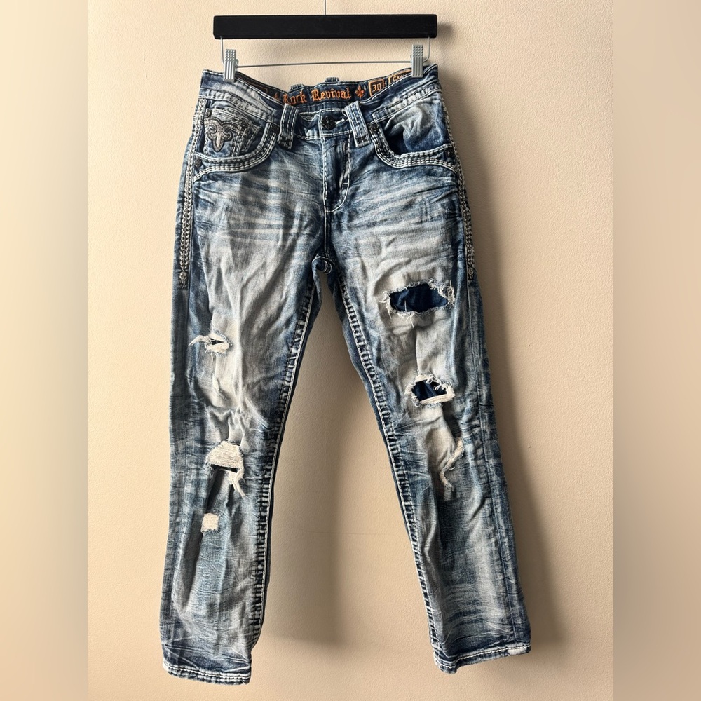 Rock Revival Chason Slim Straight Stretch Jean - Picture 4 of 10